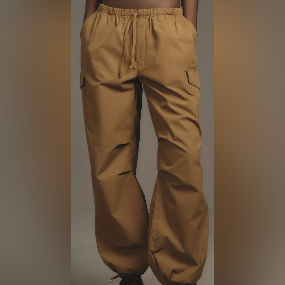 Anthropologie Drawstring Cargo Pants